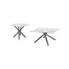 Coaster Co. Of America Carvell 2-piece Square Coffee And End Table Set Mirage White