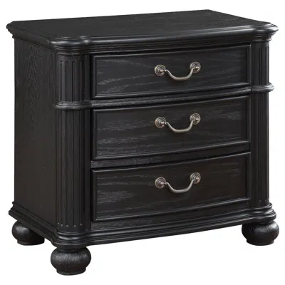 Coaster Co. Of America Celina 3-drawer Nightstand Black
