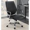 Coaster Co. Of America Chase High Back Office Chair Black And Chrome