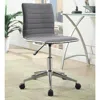 Coaster Co. Of America Chryses Adjustable Height Office Chair Grey And Chrome