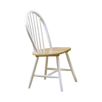 Coaster Co. Of America Cinder Windsor Side Chairs Natural Brown And White (set Of 4)