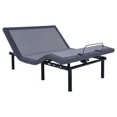 Coaster Co. Of America Clara Twin Extra Long Adjustable Bed Base Grey And Black