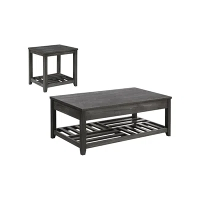 Coaster Co. Of America Cliffview 2-piece Lift Top Coffee And End Table Set Grey