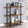 Coaster Co. Of America Cole 3-shelf Bookcase Antique Nutmeg And Black