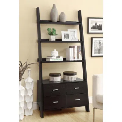 Coaster Co. Of America Colella 4-drawer Storage Bookcase Cappuccino In Gray