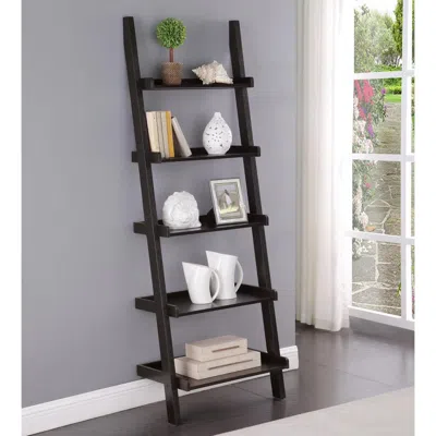 Coaster Co. Of America Colella 5-shelf Ladder Bookcase Cappuccino
