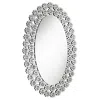 Coaster Co. Of America Colleen Oval Wall Mirror With Faux Crystal Blossoms