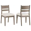 Coaster Co. Of America Cornelia Wood Dining Side Chair Coastal Grey (set Of 2)