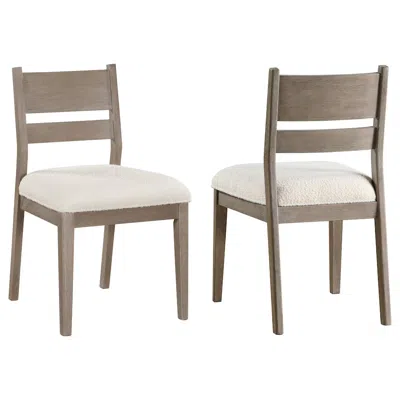 Coaster Co. Of America Cornelia Wood Dining Side Chair Coastal Grey (set Of 2)
