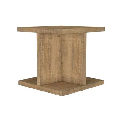 Coaster Co. Of America Cortona Square Engineered Wood End Side Table Mango