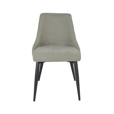Coaster Co. Of America Cosmo Upholstered Curved Back Side Chairs (set Of 2) In Gray
