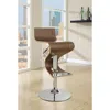 Coaster Co. Of America Covina Adjustable Bar Stool Walnut And Chrome