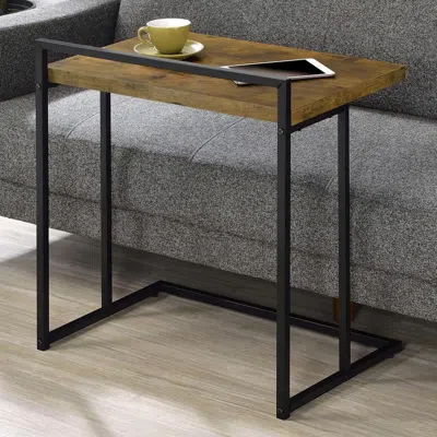 Coaster Co. Of America Dani Rectangular Snack Table With Metal Base In Multi