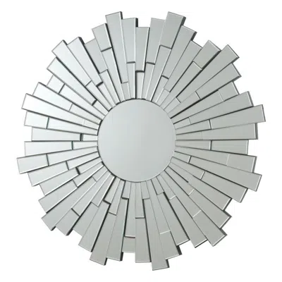 Coaster Co. Of America Danika Sunburst Circular Mirror Silver