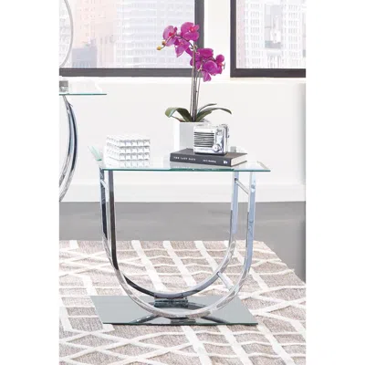 Coaster Co. Of America Danville U-shaped End Table Chrome