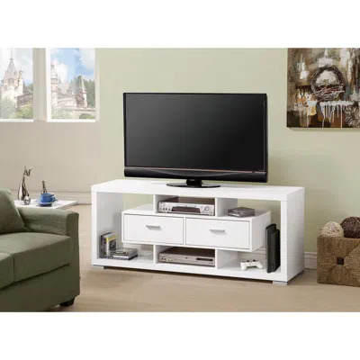 Coaster Co. Of America Darien 2-drawer Rectangular Tv Console White