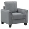 Coaster Co. Of America Davis Upholstered Rolled Arm Accent Chair Grey