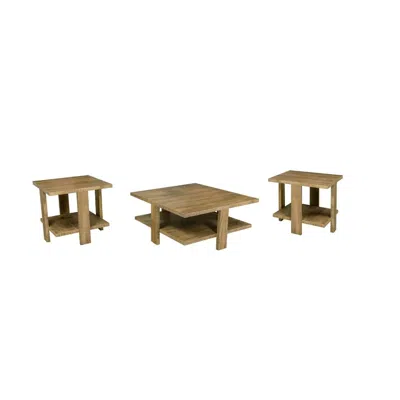 Coaster Co. Of America Dawn 3-piece Round Coffee And End Table Set Mango Brown