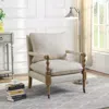 Coaster Co. Of America Dempsy Upholstered Accent Chair With Casters Beige