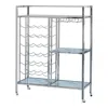 Coaster Co. Of America Derion Glass Shelf Serving Cart With Casters Chrome