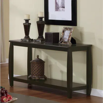 Coaster Co. Of America Dixon Rectangular Sofa Table With Lower Shelf Espresso