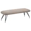Coaster Co. Of America Dodson Fabric Upholstered Dining Bench Taupe In Brown
