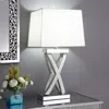 Coaster Co. Of America Dominick Table Lamp With Rectange Shade White And Mirror