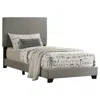 Coaster Co. Of America Dorian Fabric Upholstered Twin Panel Bed Taupe In Gray