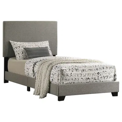 Coaster Co. Of America Dorian Fabric Upholstered Twin Panel Bed Taupe
