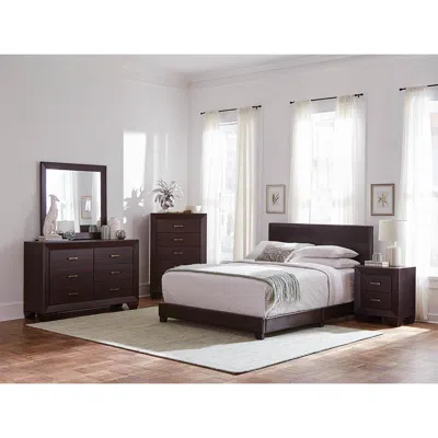 Coaster Co. Of America Dorian Upholstered Eastern King Bed Brown