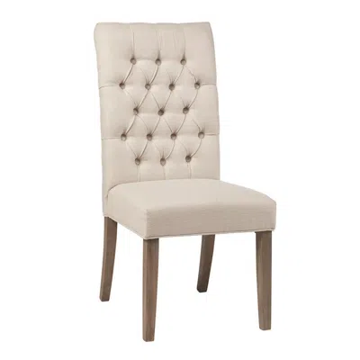 Coaster Co. Of America Douglas Tufted Back Dining Chairs Vineyard Oak (set Of 2) In Neutral