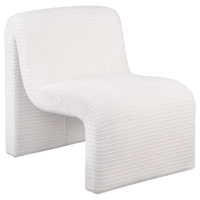 Coaster Co. Of America Drayton Upholstered Curved Armless Accent Chair Ivory