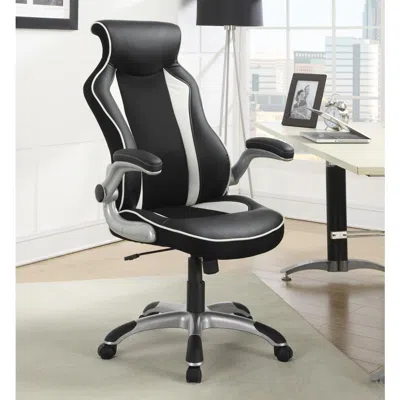 Coaster Co. Of America Dustin Adjustable Height Office Chair Black And Silver
