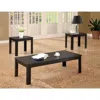 Coaster Co. Of America Elias 3-piece Silhouette Occasional Set Black