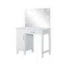 Coaster Co. Of America Elijah Vanity Set With Led Lights White And Dark Grey