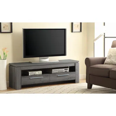 Coaster Co. Of America Elkton 2-drawer Tv Console Weathered Grey In Gray