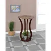 Coaster Co. Of America Elton Round Marble Top Accent Table Brown