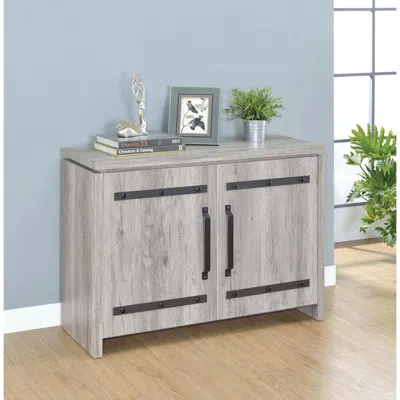 Coaster Co. Of America Enoch 2-door Accent Cabinet Grey Driftwood