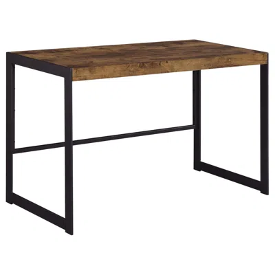 Coaster Co. Of America Estrella Writing Desk Antique Nutmeg And Metal