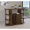 Coaster Co. Of America Evelio Bar Unit With Wine Bottle Storage Walnut