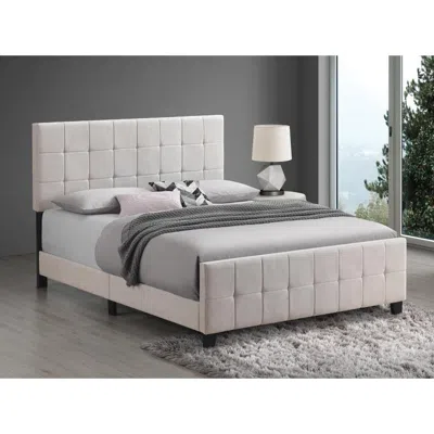 Coaster Co. Of America Fairfield Queen Upholstered Panel Bed Beige