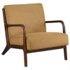 Coaster Co. Of America Foster Upholstered Wood Frame Accent Chair Honey In Brown