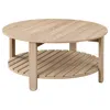 Coaster Co. Of America Fowler 1-shelf Round Engineered Wood Coffee Table Natural
