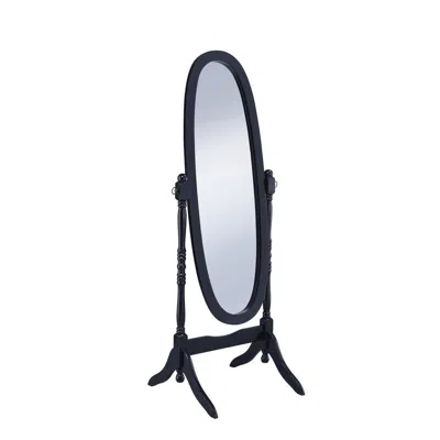 Coaster Co. Of America Foyet Oval Cheval Mirror Black In Blue