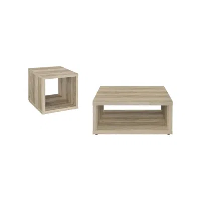 Coaster Co. Of America Frisco 2-piece Coffee And End Table Set Distressed Pine