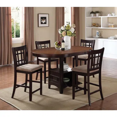 Coaster Co. Of America Gabriel Upholstered Side Chairs Cappuccino And Tan (set Of 2) In Brown
