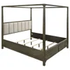 Coaster Co. Of America Gran Park Queen Canopy Bed Dark Cocoa In Gray