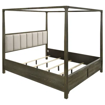 Coaster Co. Of America Gran Park Queen Canopy Bed Dark Cocoa