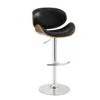 Coaster Co. Of America Harris Adjustable Bar Stool Black And Chrome
