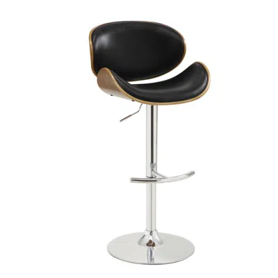 Coaster Co. Of America Harris Adjustable Bar Stool Black And Chrome